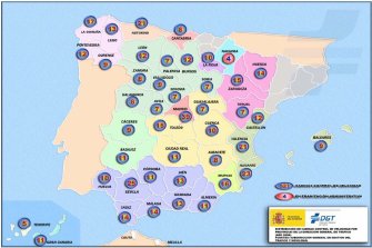 La DGT repara los radares averiados y ya están en marcha unos 850 en las carreteras españolas Mapa_radar_amm_335